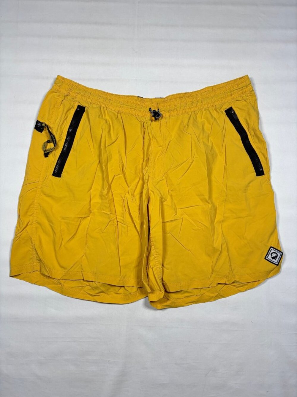 Outdoor Afro x REI Co-op Men's 3XL Hiking Shorts Yellow Black Trail Gorpcore 3XL
